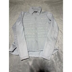 Nike Women Size M Grey Essential Filled Running Jacket 855159